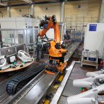 Digital vernetzte Anlage bei KUKA