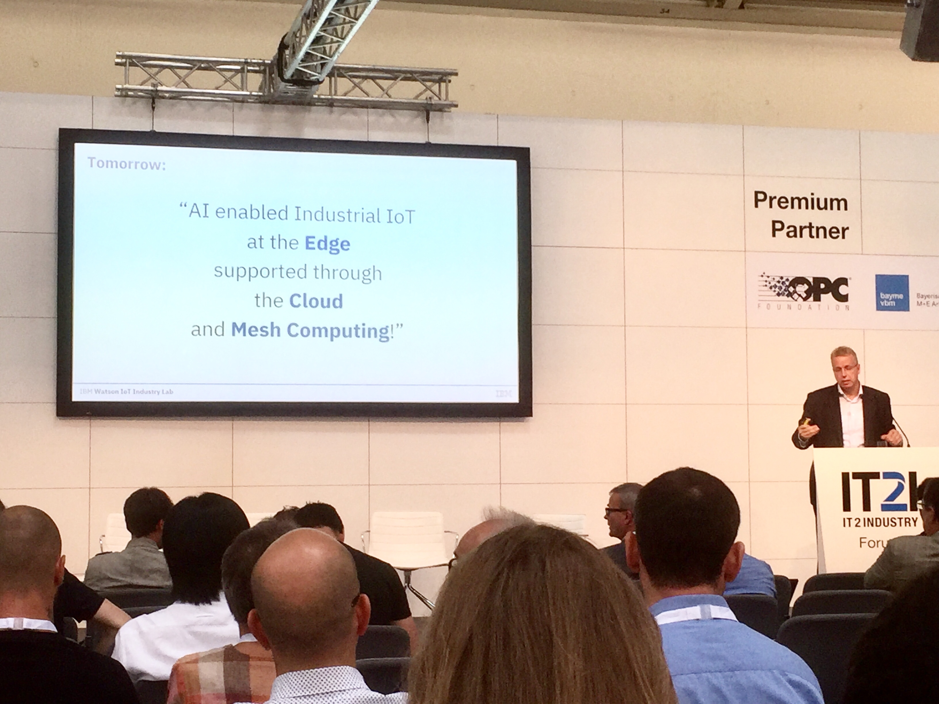 automatica 2018 IT2Industry Forum Keynote IBM 19 June 2018