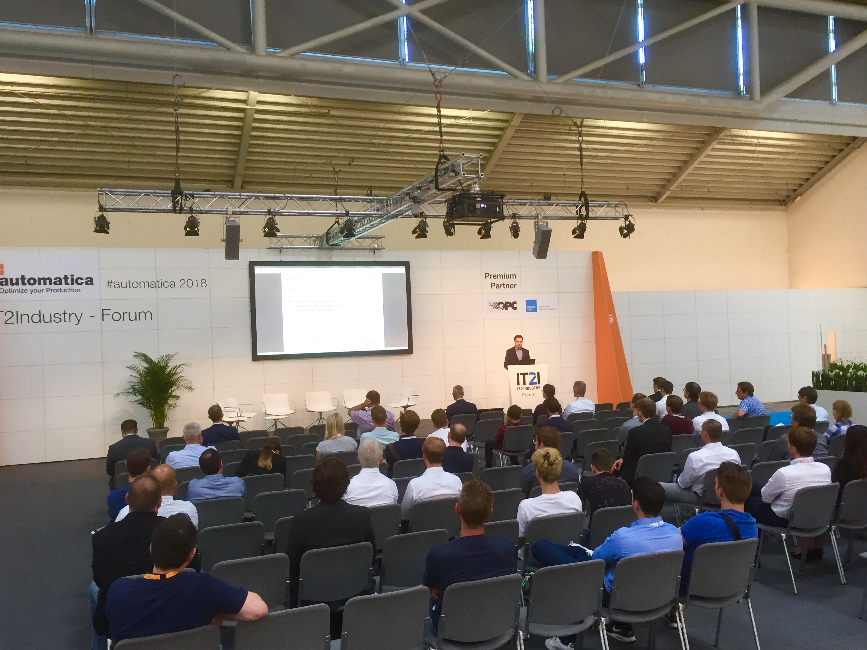 automatica 2018 IT2Industry Forum 21 June 2018