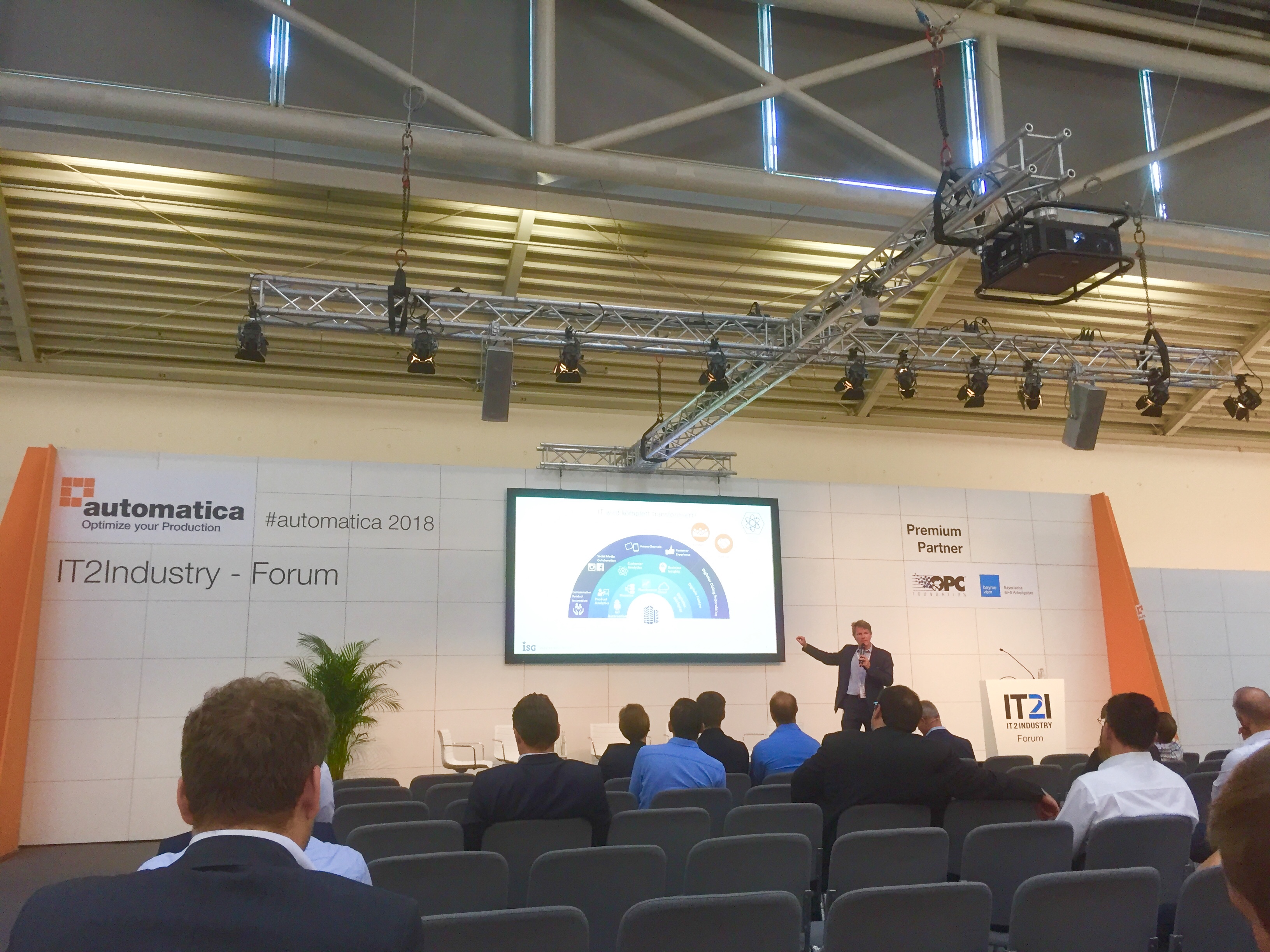 Talk Dr. Henning Dransfeld ISG Research DACH automatica 2018 IT2Industry Forum 21 June 2018