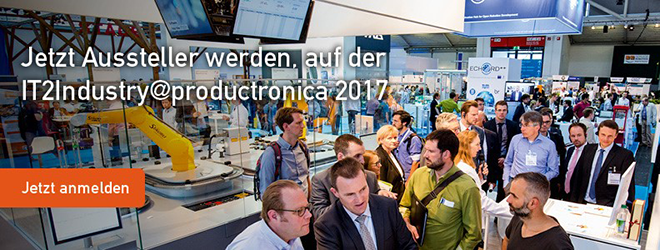 Ausstelleranmeldung IT2I@productronica 2017