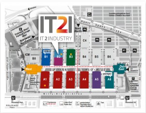 Geländeplan IT2Industry@productronica 2017